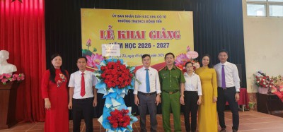 TRƯỜNG TIỂU HỌC VÀ THCS ĐỒNG TIẾN HÂN HOAN CHÀO ĐÓN NĂM HỌC MỚI 2026–2027